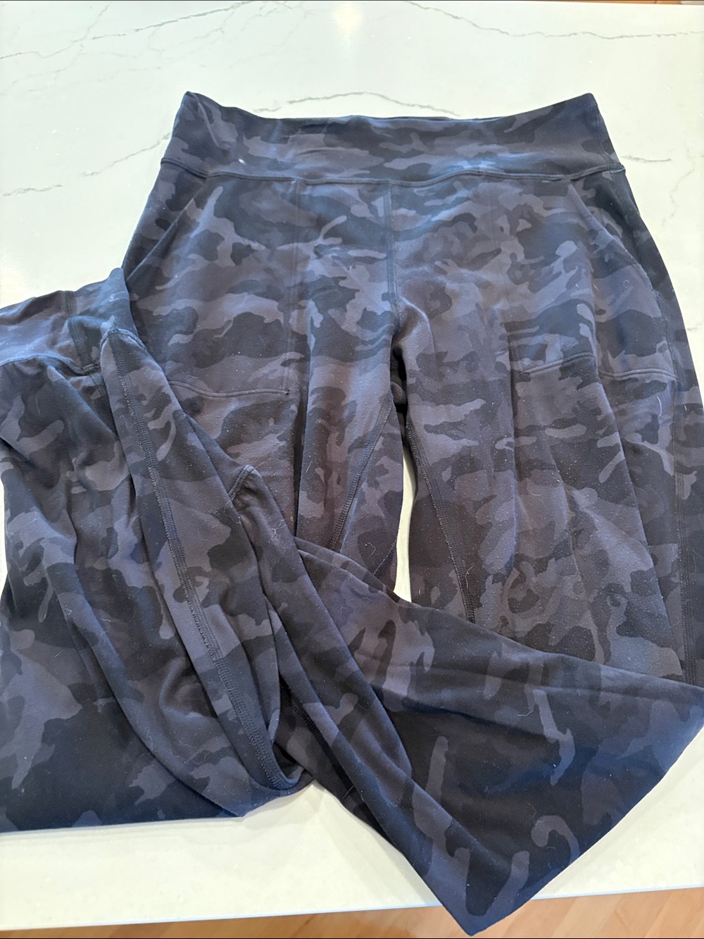 lululemon athletica Black Camo High-Rise Leggings